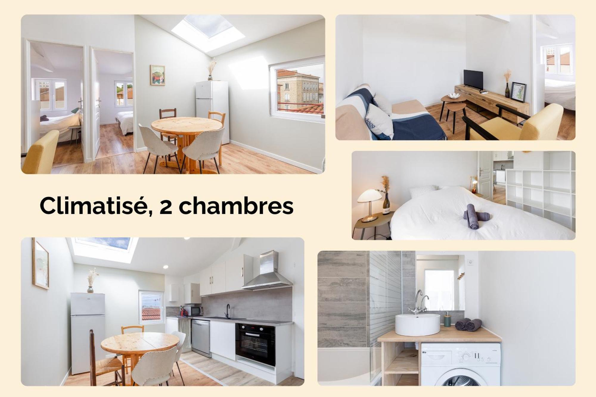 Appartement Climatise 2 Chambres Villefranche-sur-Saone Luaran gambar